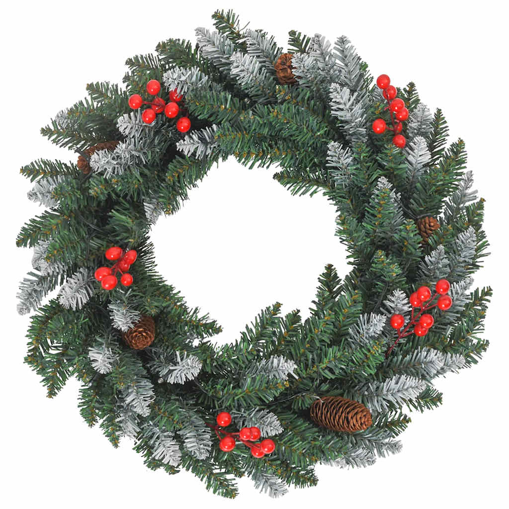 vidaXL 4-tlg. Türschmuck-Set für Weihnachten PVC