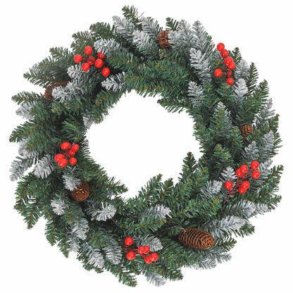 vidaXL 4-tlg. Türschmuck-Set für Weihnachten PVC