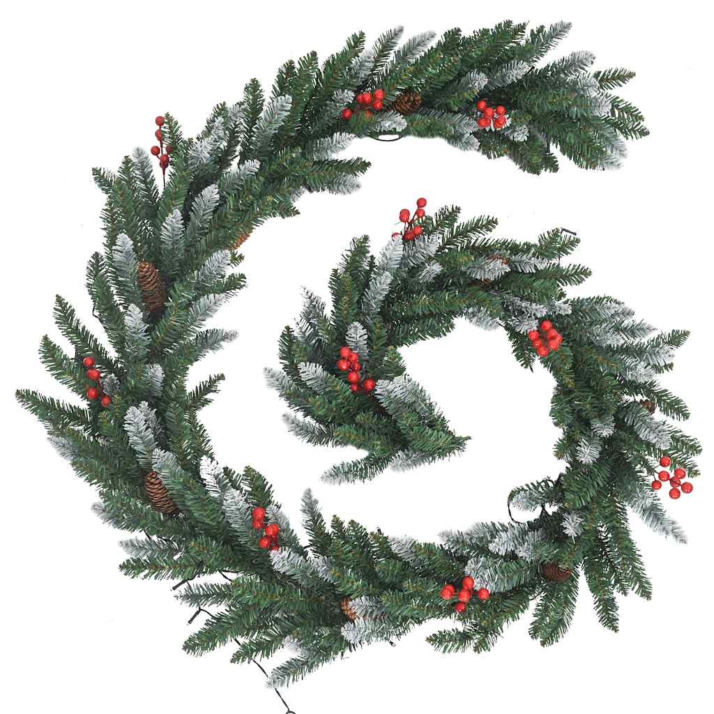 vidaXL 4-tlg. Türschmuck-Set für Weihnachten PVC