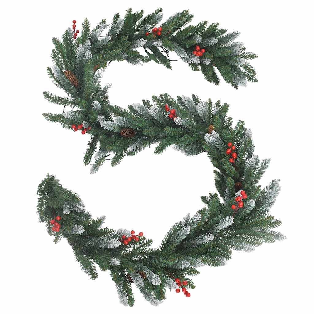 vidaXL 4-tlg. Türschmuck-Set für Weihnachten PVC