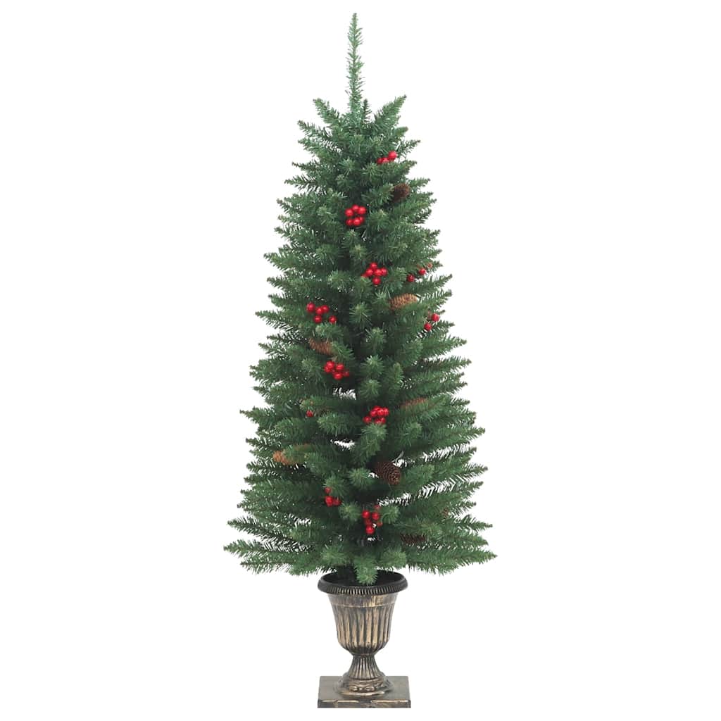 vidaXL Sapins de Noël artificiels 2 pcs 100 LED Vert 120 cm