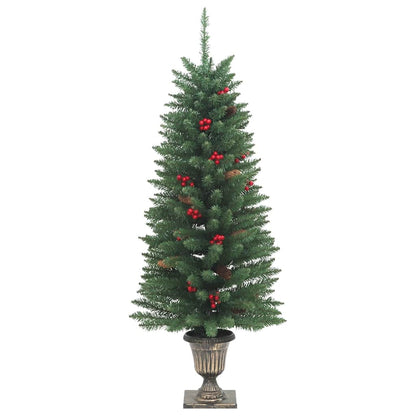 vidaXL Sapins de Noël artificiels 2 pcs 100 LED Vert 120 cm