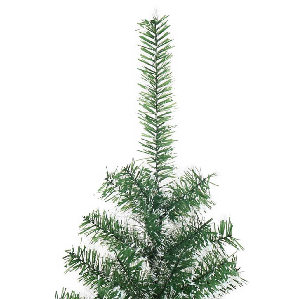 vidaXL Künstlicher Weihnachtsbaum Beschneit Grün 120 cm