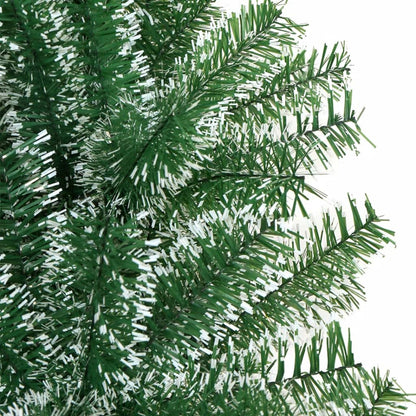 vidaXL Künstlicher Weihnachtsbaum Beschneit Grün 120 cm