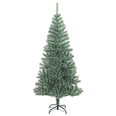 vidaXL Künstlicher Weihnachtsbaum Beschneit Grün 180 cm