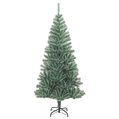 vidaXL Künstlicher Weihnachtsbaum Beschneit Grün 180 cm