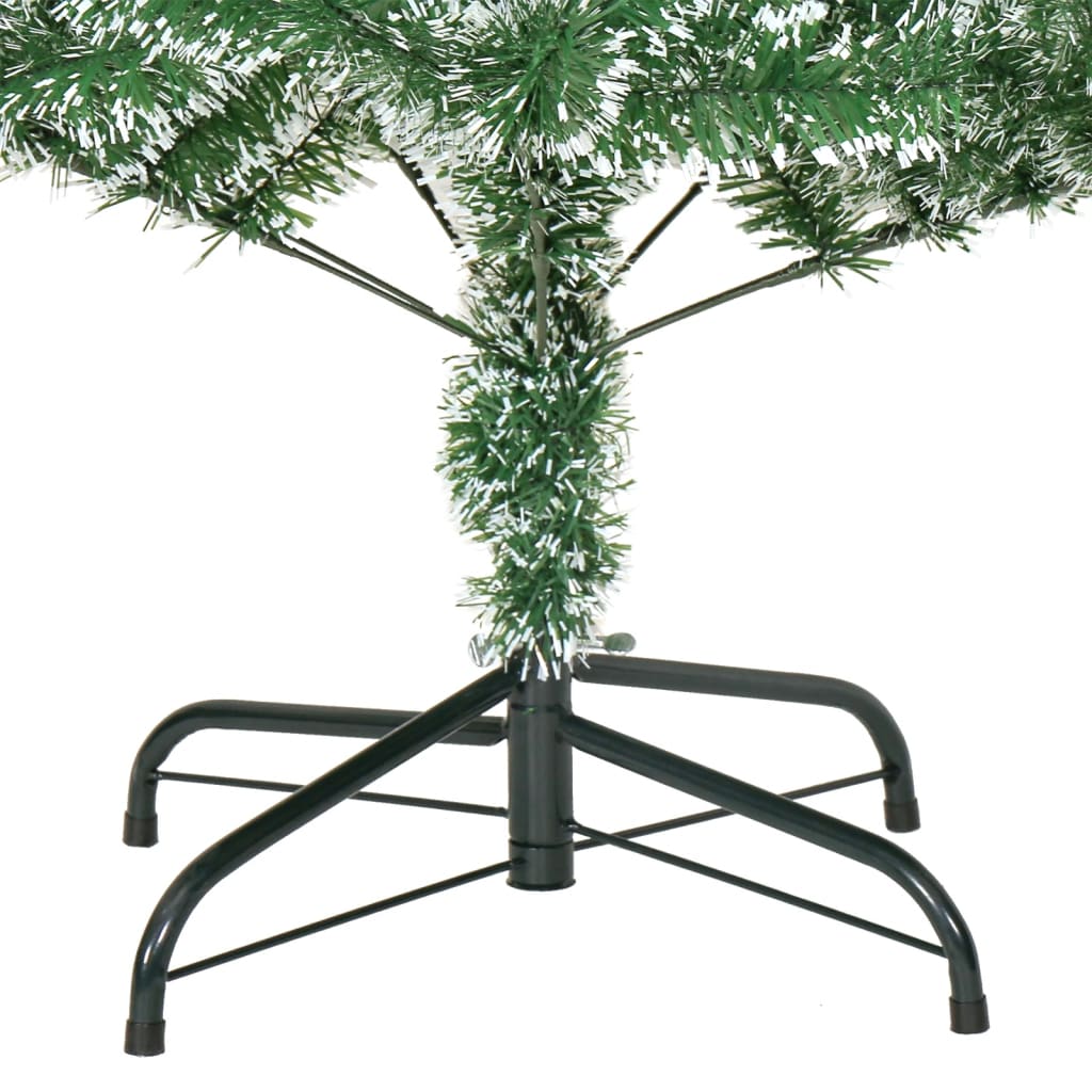 vidaXL Künstlicher Weihnachtsbaum Beschneit Grün 180 cm