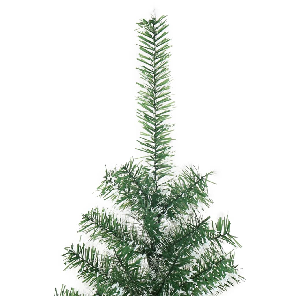 vidaXL Künstlicher Weihnachtsbaum Beschneit Grün 240 cm