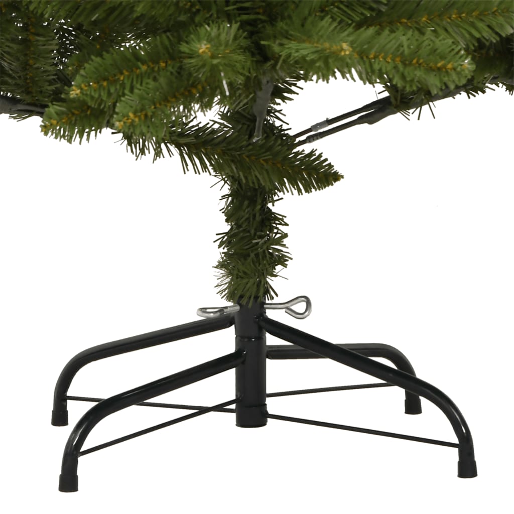 vidaXL Künstlicher Weihnachtsbaum Klappbar mit Ständer Grün 180 cm