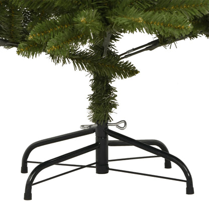 vidaXL Künstlicher Weihnachtsbaum Klappbar mit Ständer Grün 180 cm