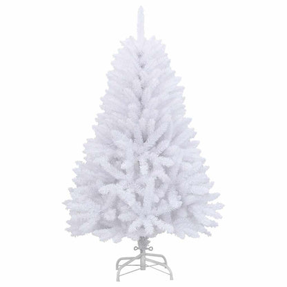 vidaXL Künstlicher Weihnachtsbaum Klappbar mit Ständer Weiß 120 cm