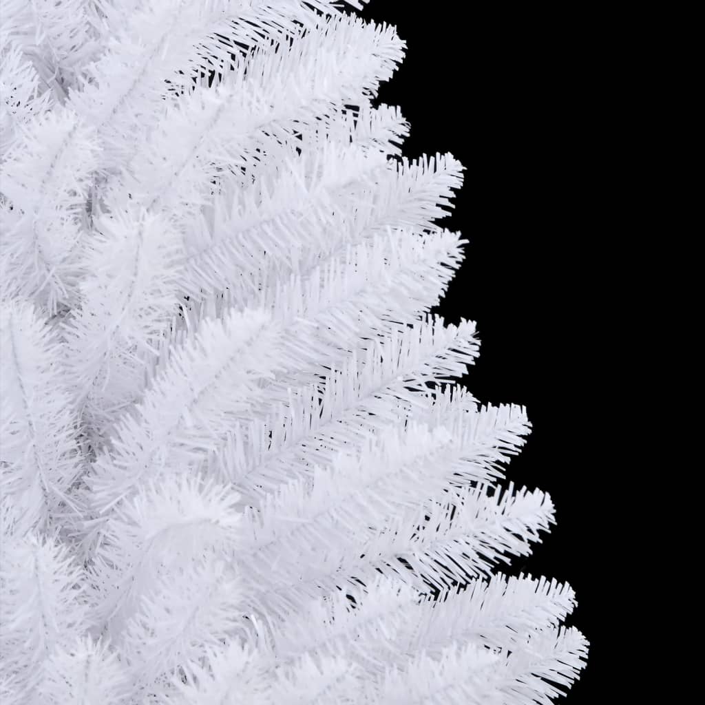 vidaXL Künstlicher Weihnachtsbaum Klappbar mit Ständer Weiß 120 cm