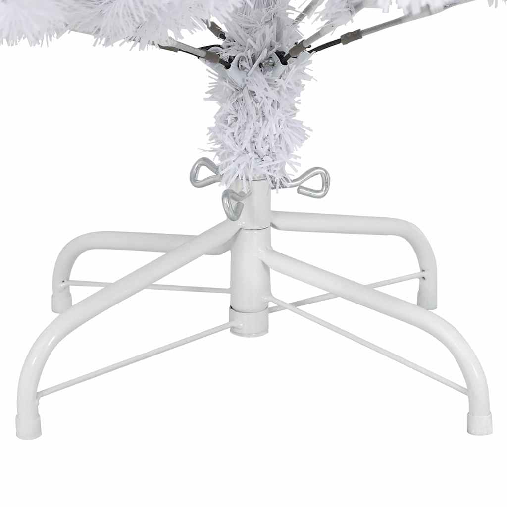 vidaXL Künstlicher Weihnachtsbaum Klappbar mit Ständer Weiß 120 cm