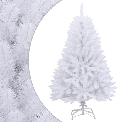 vidaXL Künstlicher Weihnachtsbaum Klappbar mit Ständer Weiß 150 cm