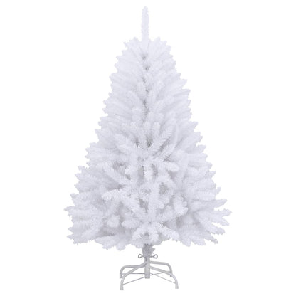vidaXL Künstlicher Weihnachtsbaum Klappbar mit Ständer Weiß 150 cm