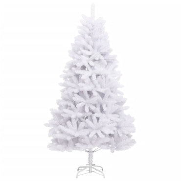 vidaXL Künstlicher Weihnachtsbaum Klappbar mit Ständer Weiß 240 cm