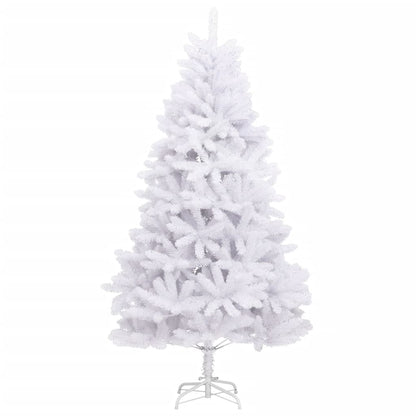 vidaXL Künstlicher Weihnachtsbaum Klappbar mit Ständer Weiß 240 cm