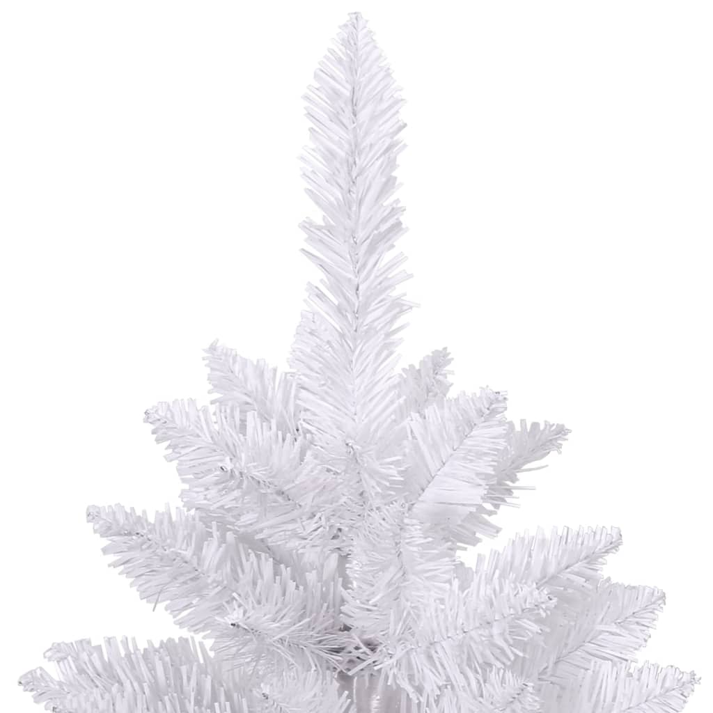 vidaXL Künstlicher Weihnachtsbaum Klappbar mit Ständer Weiß 240 cm