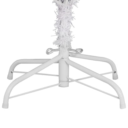 vidaXL Künstlicher Weihnachtsbaum Klappbar mit Ständer Weiß 240 cm