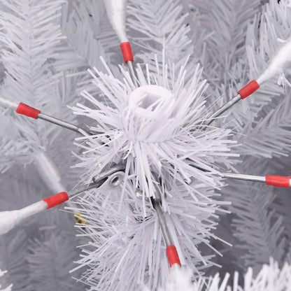 vidaXL Künstlicher Weihnachtsbaum Klappbar mit Ständer Weiß 240 cm