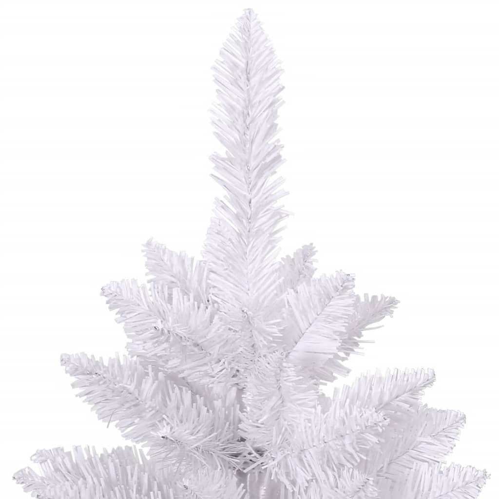 vidaXL Künstlicher Weihnachtsbaum Klappbar mit Ständer Weiß 270 cm