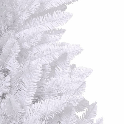vidaXL Künstlicher Weihnachtsbaum Klappbar mit Ständer Weiß 270 cm