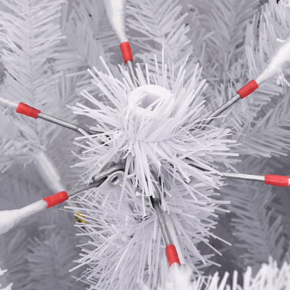 vidaXL Künstlicher Weihnachtsbaum Klappbar mit Ständer Weiß 270 cm