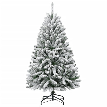 vidaXL Sapin de Noël artificiel pliant enneigé 120 cm