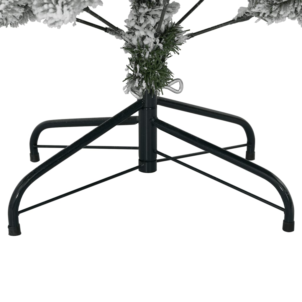 vidaXL Sapin de Noël artificiel pliant enneigé 120 cm