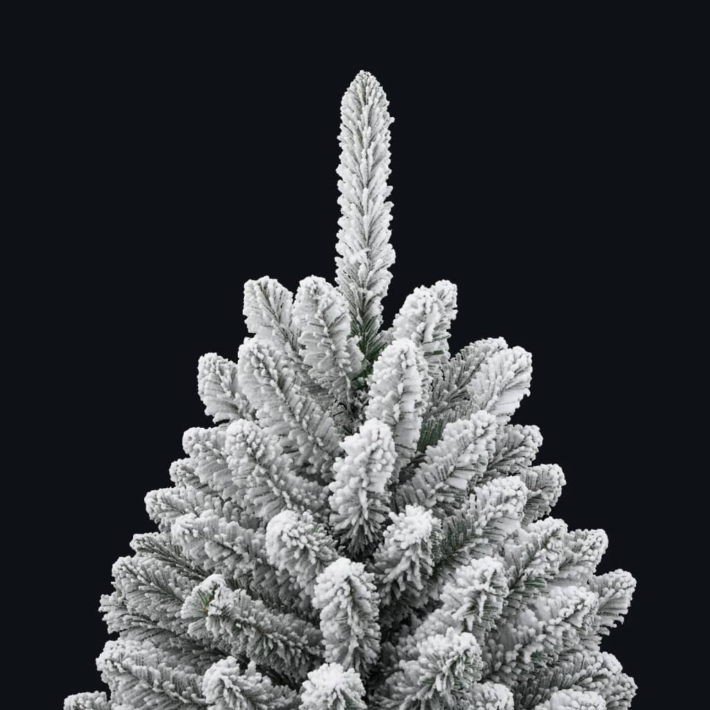 vidaXL Künstlicher Weihnachtsbaum Klappbar Beschneit 150 cm