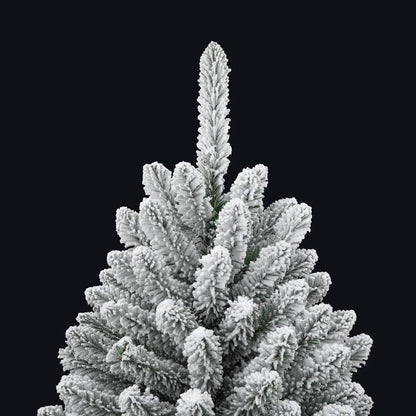 vidaXL Künstlicher Weihnachtsbaum Klappbar Beschneit 150 cm