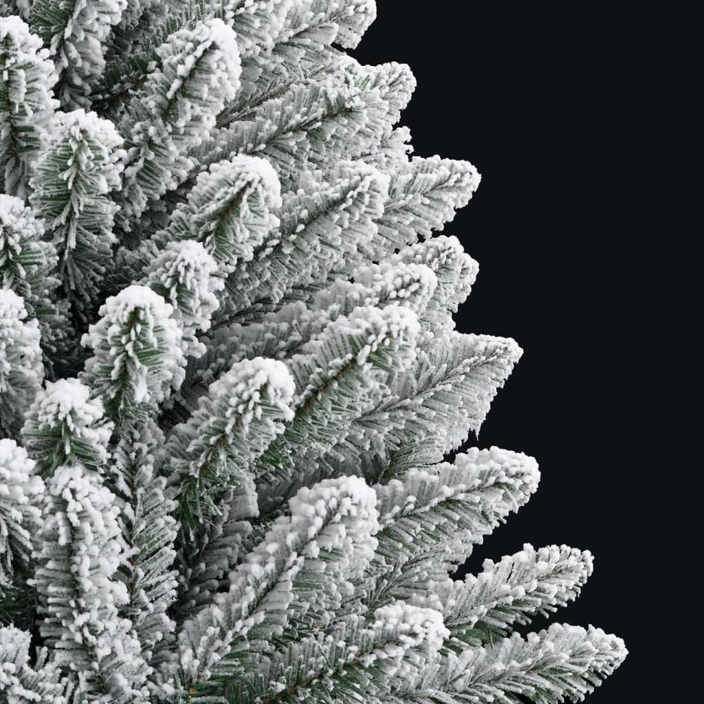 vidaXL Künstlicher Weihnachtsbaum Klappbar Beschneit 150 cm