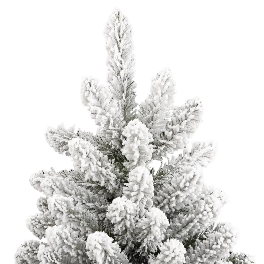 vidaXL Sapin de Noël Artificiel Pliant Enneigé 210 cm