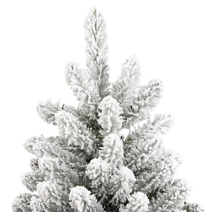 vidaXL Sapin de Noël Artificiel Pliant Enneigé 210 cm