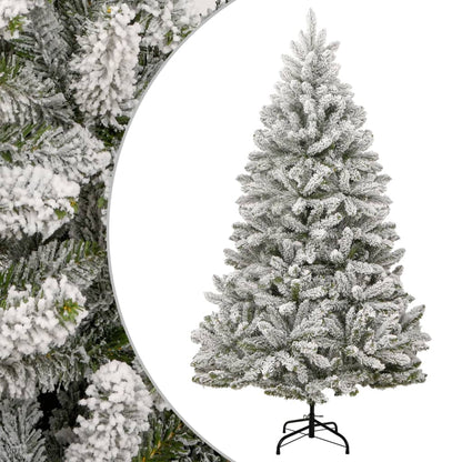 vidaXL Künstlicher Weihnachtsbaum Klappbar Beschneit 240 cm