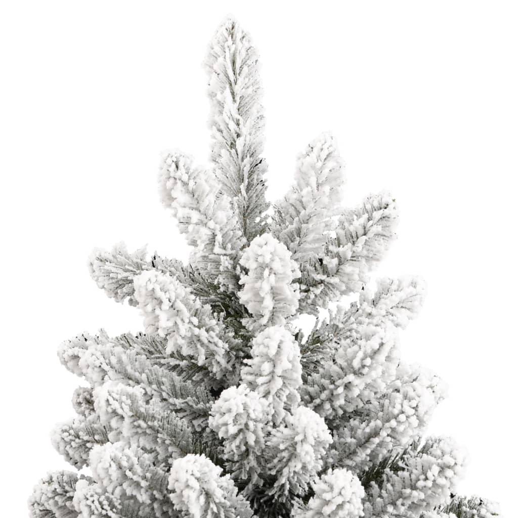 vidaXL Künstlicher Weihnachtsbaum Klappbar Beschneit 240 cm