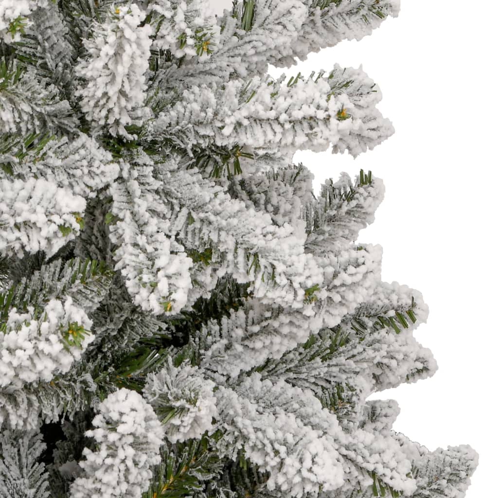 vidaXL Künstlicher Weihnachtsbaum Klappbar Beschneit 240 cm