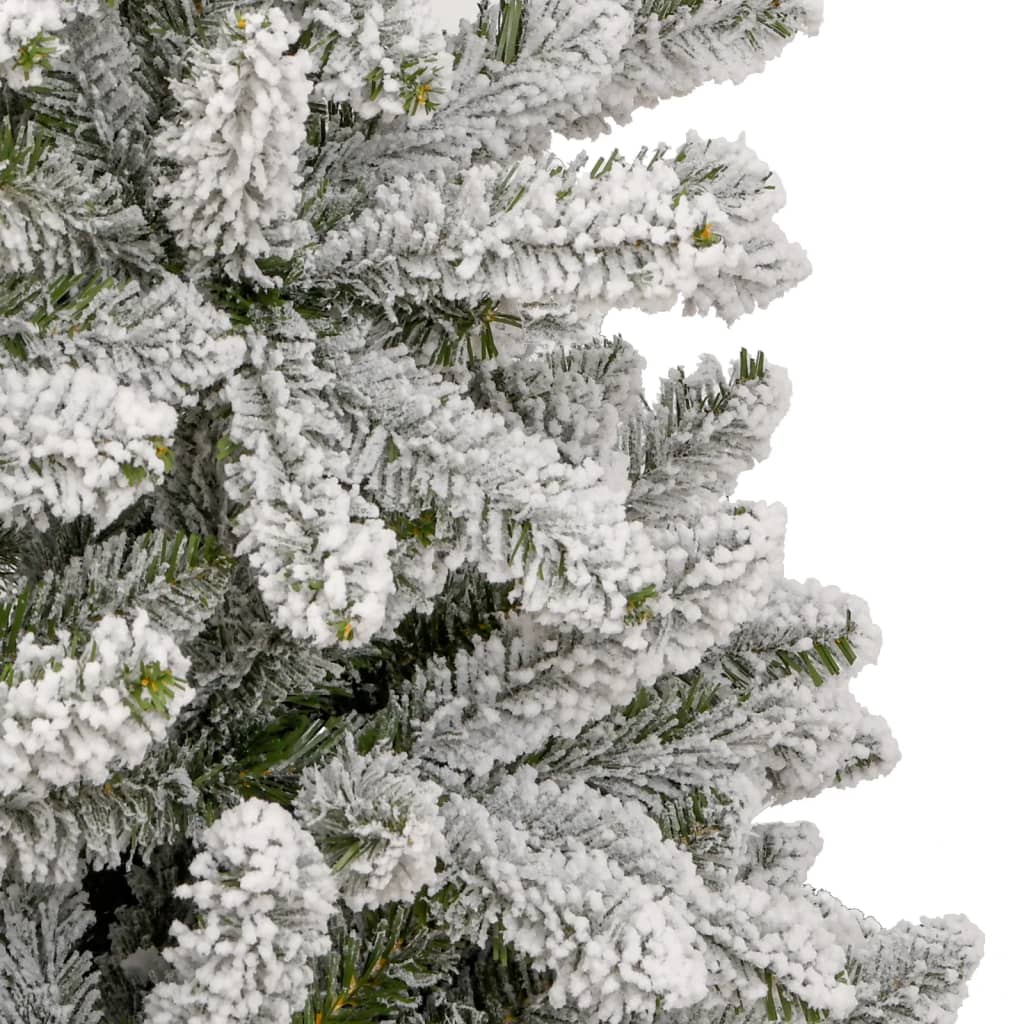 vidaXL Künstlicher Weihnachtsbaum Klappbar Beschneit 270 cm