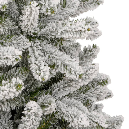 vidaXL Künstlicher Weihnachtsbaum Klappbar Beschneit 270 cm