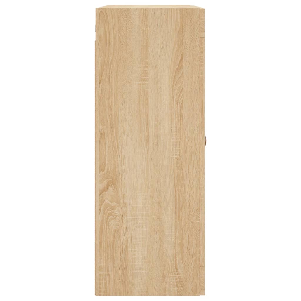 vidaXL Wandschränke 2 Stk. Sonoma-Eiche Holzwerkstoff