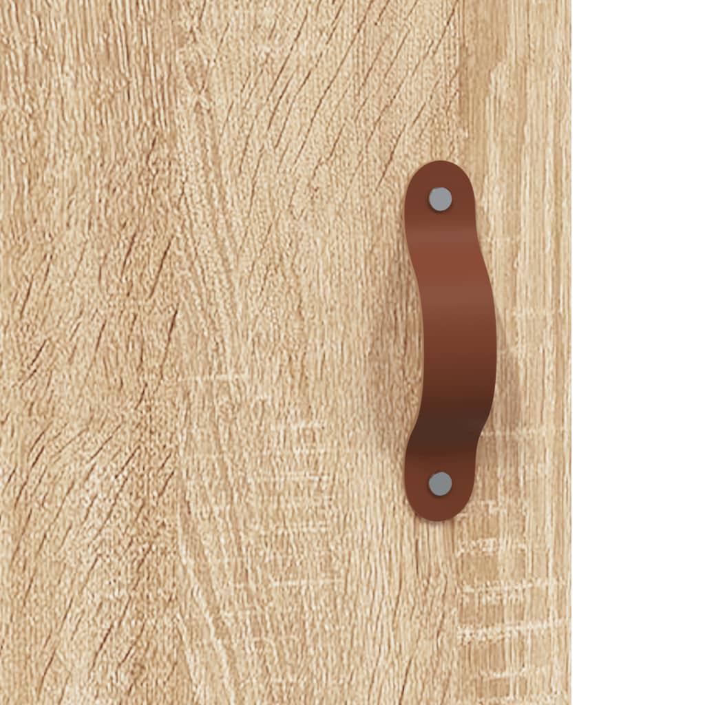 vidaXL Wandschränke 2 Stk. Sonoma-Eiche Holzwerkstoff