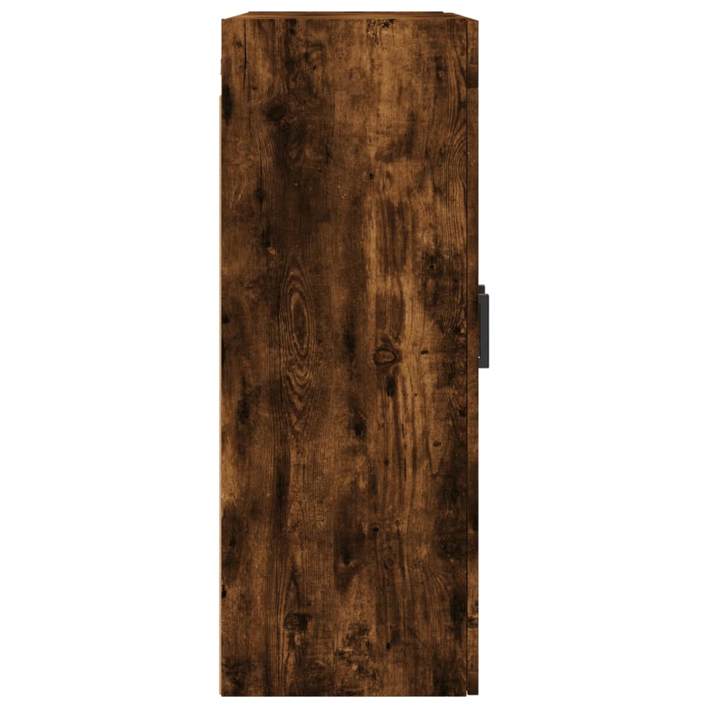 vidaXL Wandschränke 2 Stk. Räuchereiche Holzwerkstoff