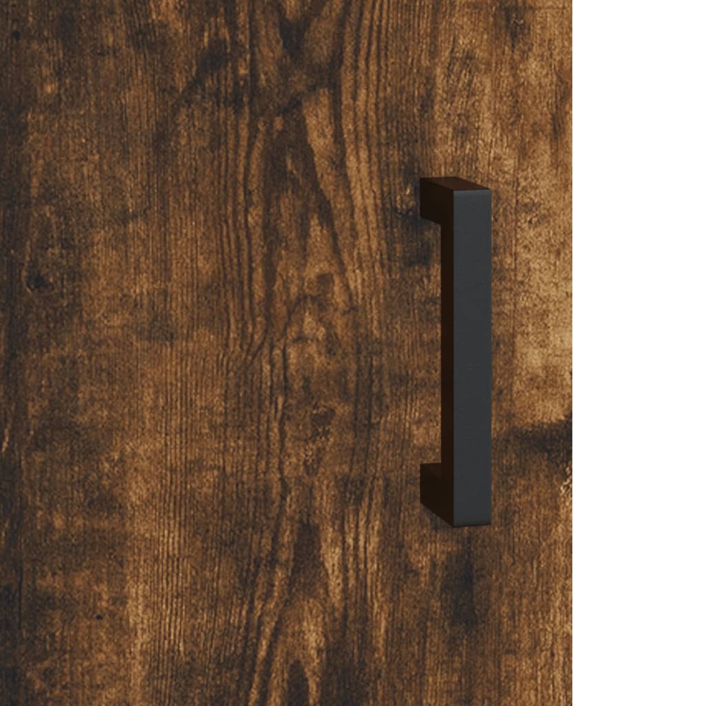 vidaXL Wandschränke 2 Stk. Räuchereiche Holzwerkstoff