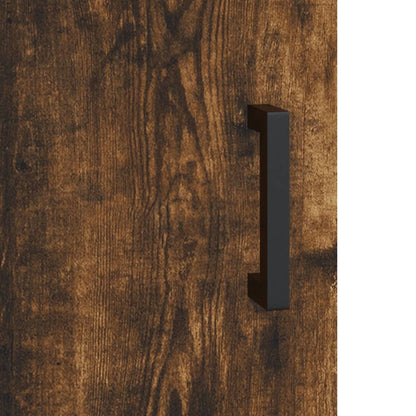 vidaXL Wandschränke 2 Stk. Räuchereiche Holzwerkstoff