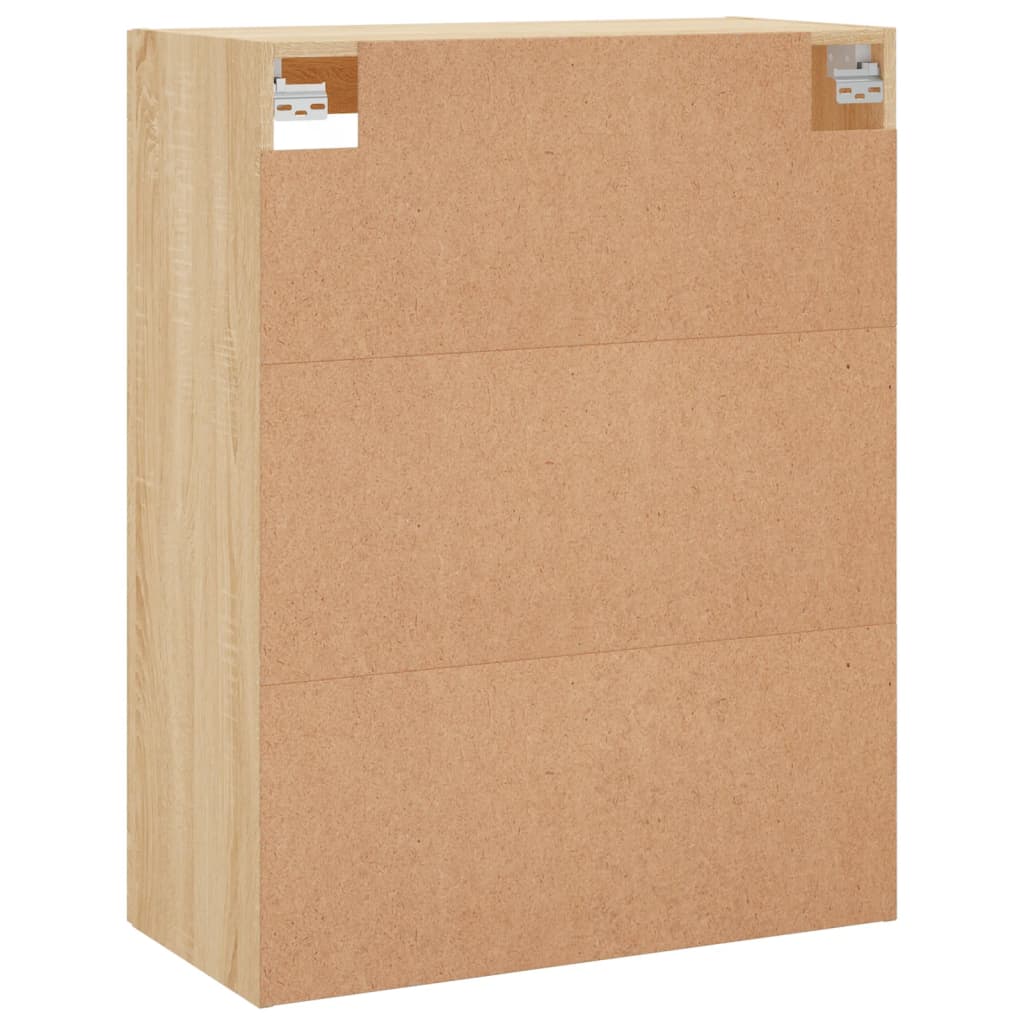 vidaXL Armoires murales 2 pcs Chêne Sonoma Bois d'ingénierie