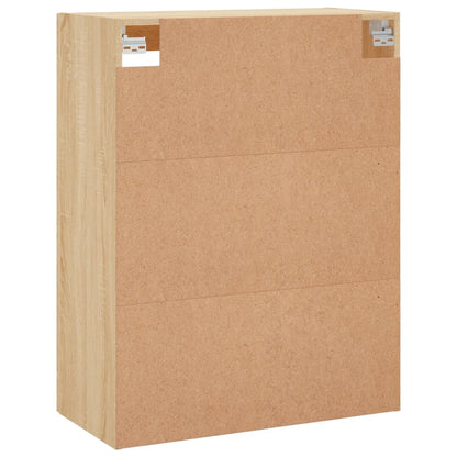 vidaXL Armoires murales 2 pcs Chêne Sonoma Bois d'ingénierie