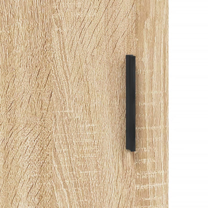 vidaXL Armoires murales 2 pcs Chêne Sonoma Bois d'ingénierie