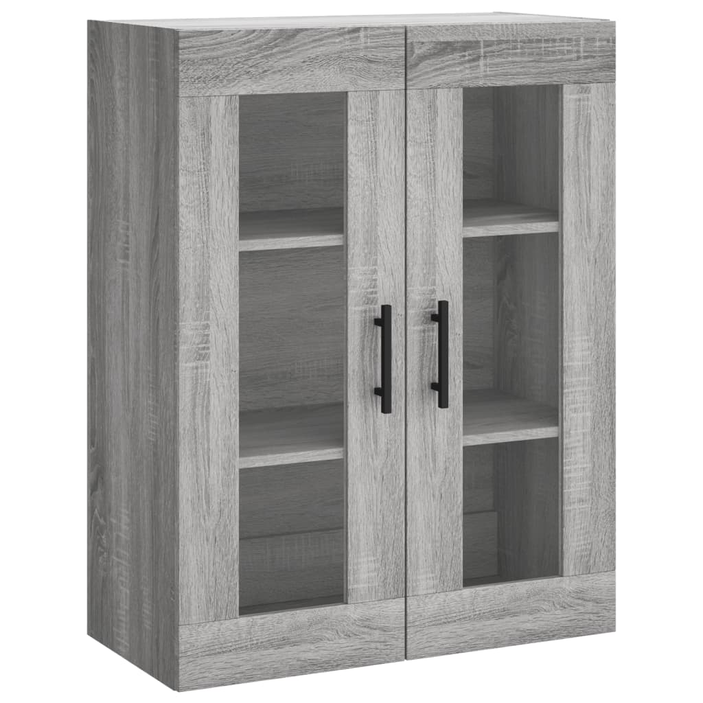 vidaXL Highboard gris Sonoma 69,5x34x180 cm en bois d'ingénierie