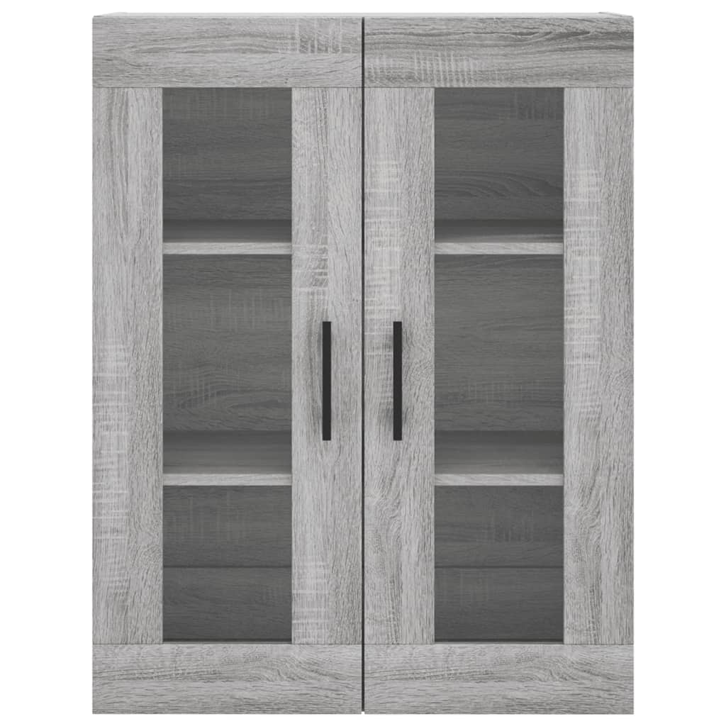 vidaXL Highboard gris Sonoma 69,5x34x180 cm en bois d'ingénierie