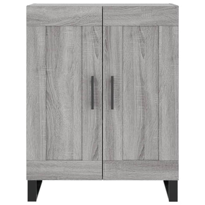 vidaXL Highboard gris Sonoma 69,5x34x180 cm en bois d'ingénierie